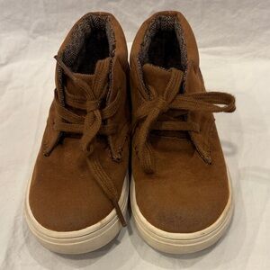 Cat & Jack Brown Suede High-Top Sneakers